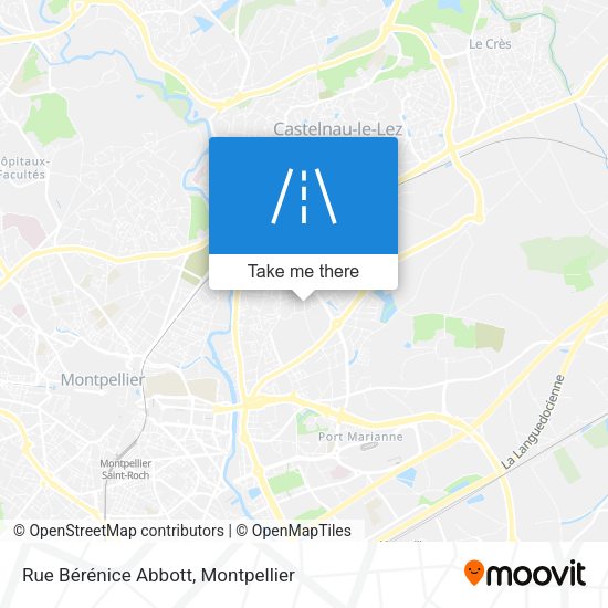 Rue Bérénice Abbott map