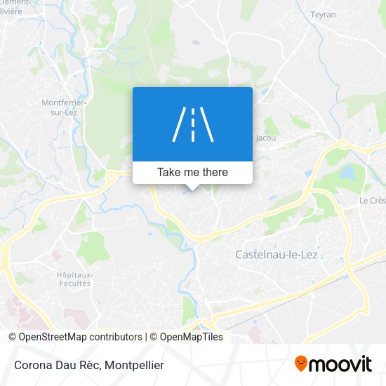Corona Dau Rèc map