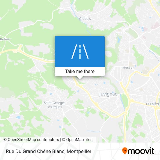 Rue Du Grand Chêne Blanc map