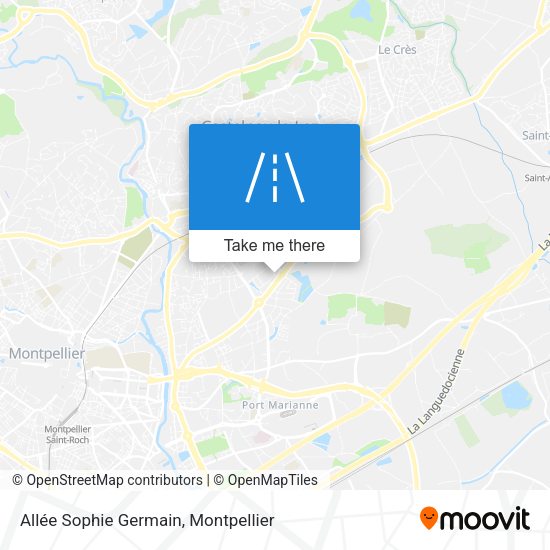 Allée Sophie Germain map
