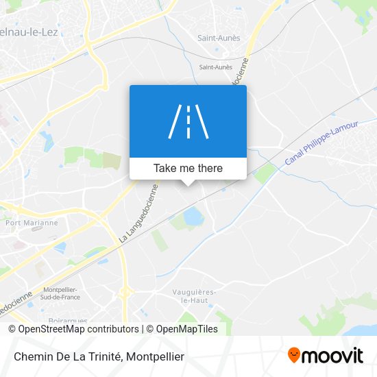 Chemin De La Trinité map