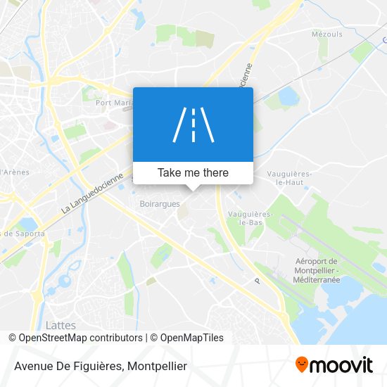 Avenue De Figuières map