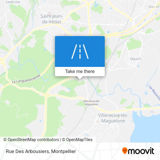 Rue Des Arbousiers map