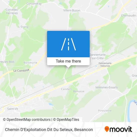 Chemin D'Exploitation Dit Du Seteux map