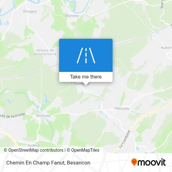 Chemin En Champ Fanut map