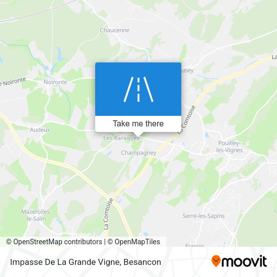 Impasse De La Grande Vigne map
