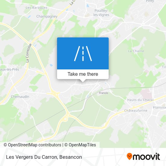 Les Vergers Du Carron map