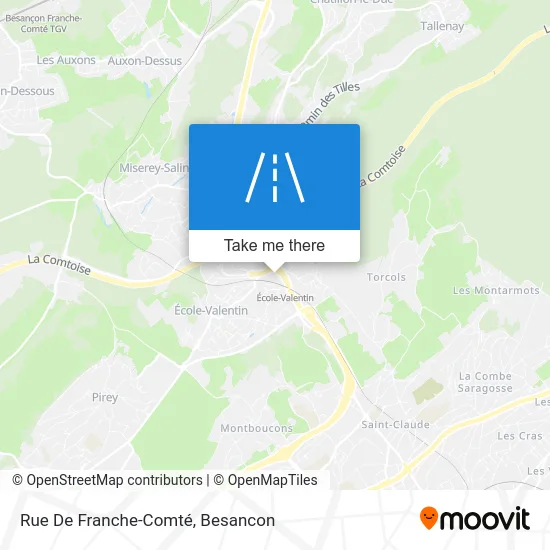 Rue De Franche-Comté map