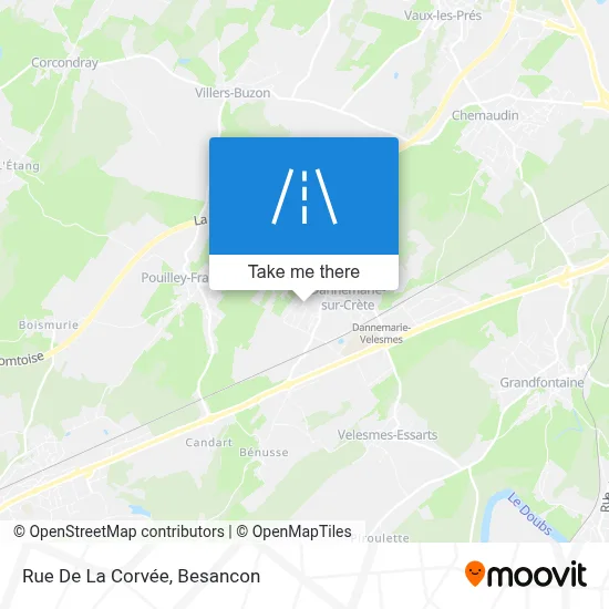 Rue De La Corvée map