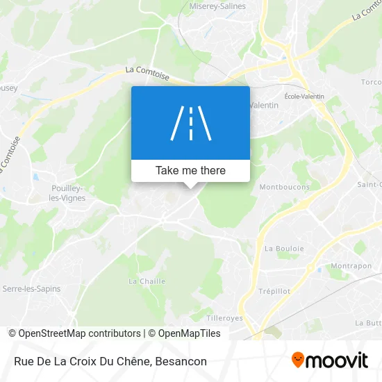Rue De La Croix Du Chêne map