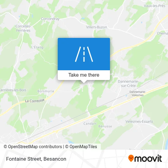 Rue De La Fontaine map