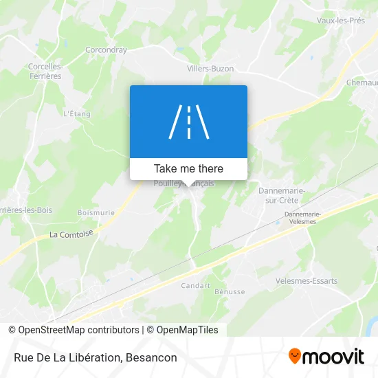 Rue De La Libération map