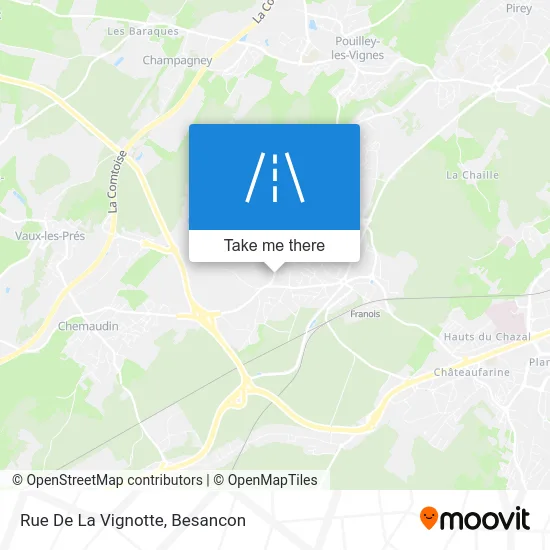 Rue De La Vignotte map