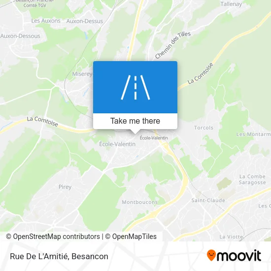 Rue De L'Amitié map