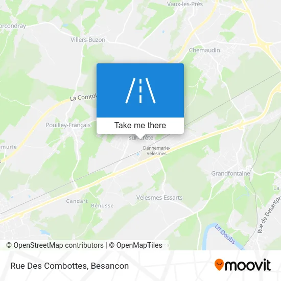 Rue Des Combottes map