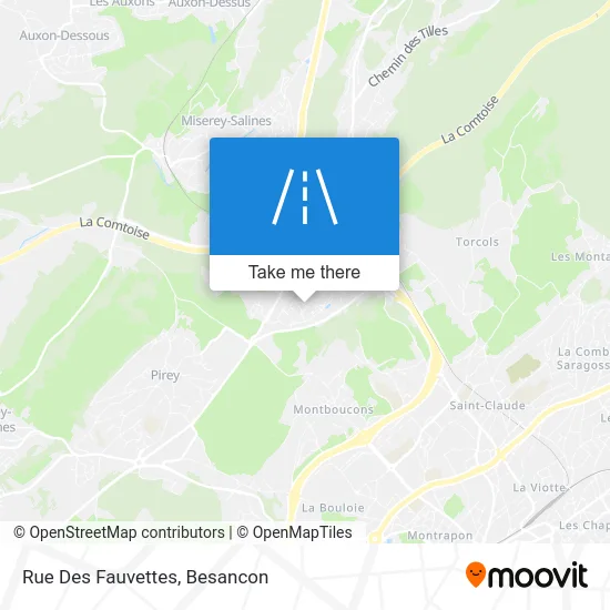 Rue Des Fauvettes map