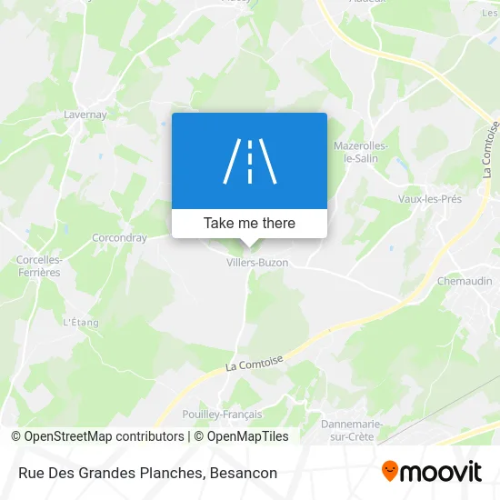 Rue Des Grandes Planches map