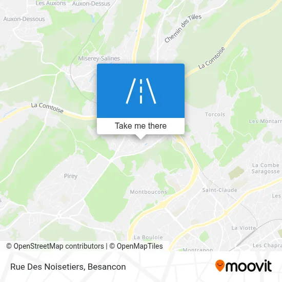 Rue Des Noisetiers map