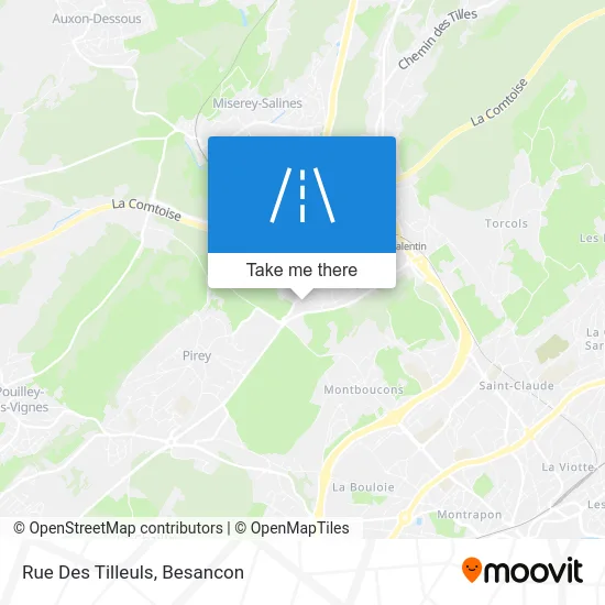 Rue Des Tilleuls map