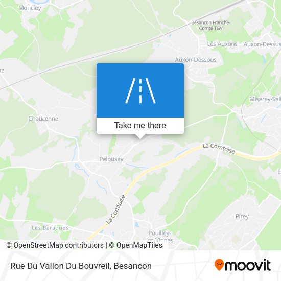 Rue Du Vallon Du Bouvreil map