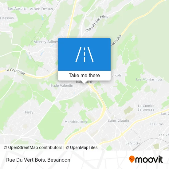 Rue Du Vert Bois map