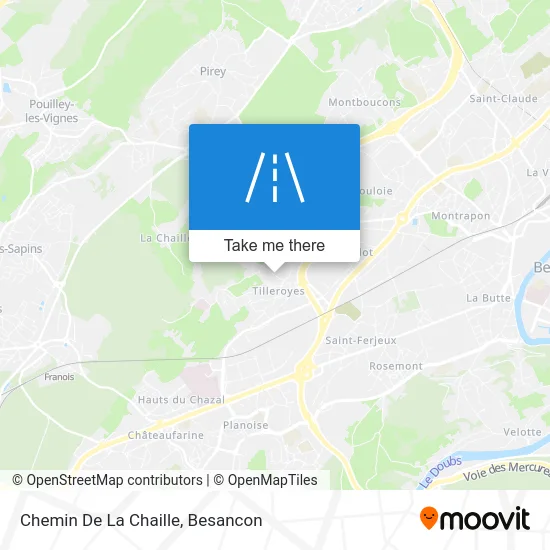 Chemin De La Chaille map