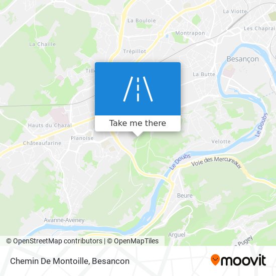 Chemin De Montoille map