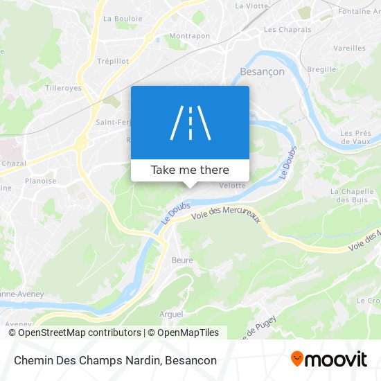 Mapa Chemin Des Champs Nardin