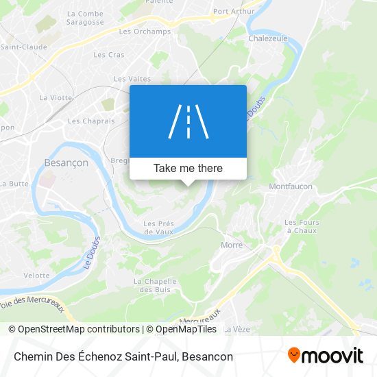 Mapa Chemin Des Échenoz Saint-Paul