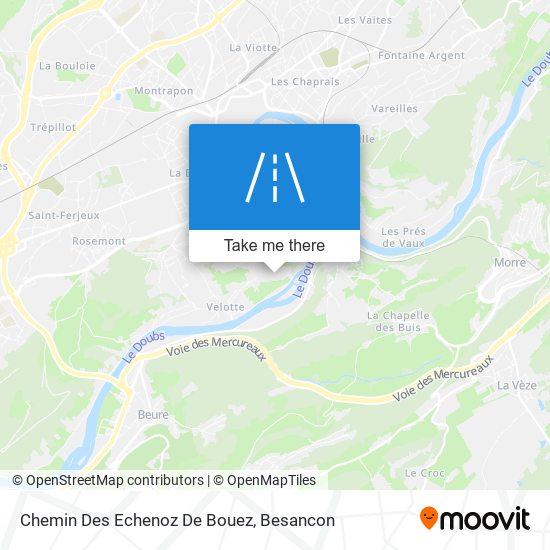 Chemin Des Echenoz De Bouez map