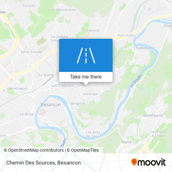 Chemin Des Sources map