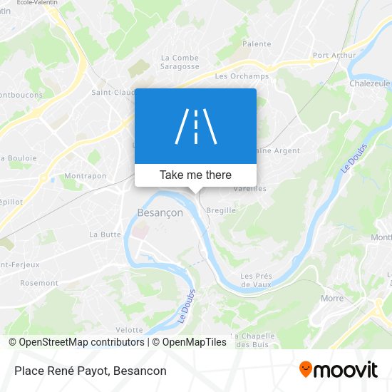 Place René Payot map