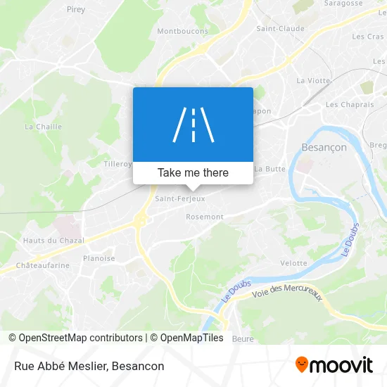 Rue Abbé Meslier map