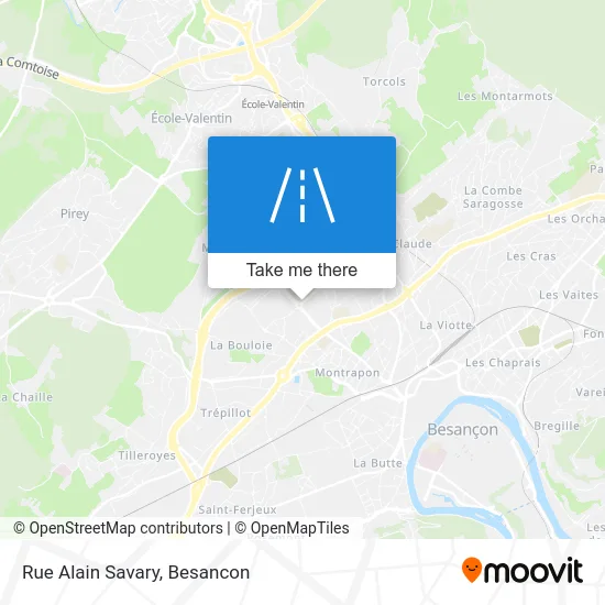 Rue Alain Savary map