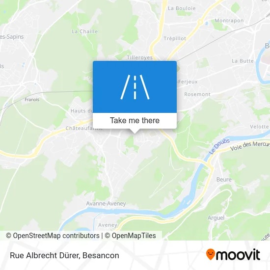 Rue Albrecht Dürer map