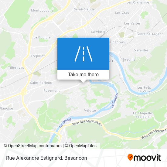 Rue Alexandre Estignard map