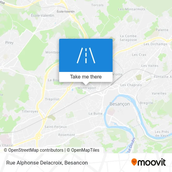 Rue Alphonse Delacroix map