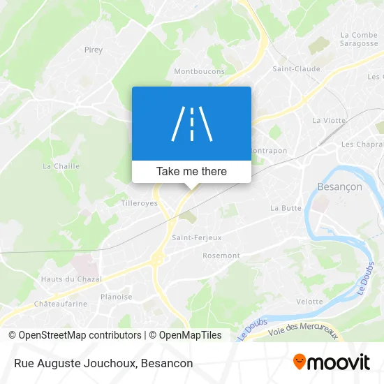 Rue Auguste Jouchoux map