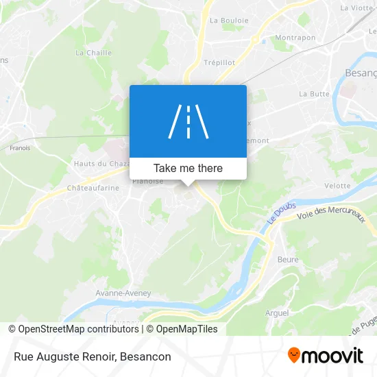 Rue Auguste Renoir map