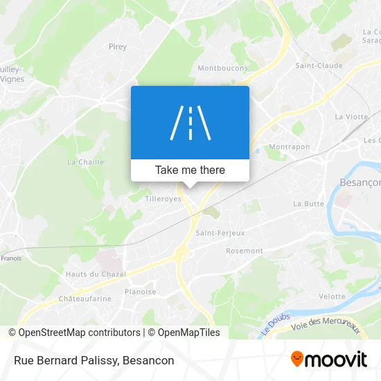 Rue Bernard Palissy map