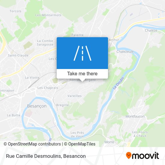 Rue Camille Desmoulins map