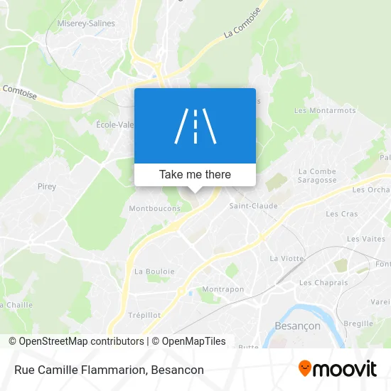 Rue Camille Flammarion map