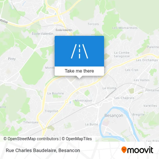 Rue Charles Baudelaire map