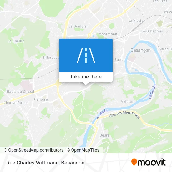 Rue Charles Wittmann map