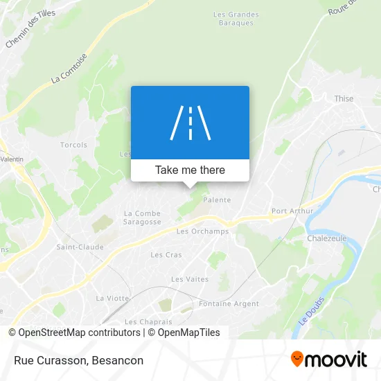 Rue Curasson map