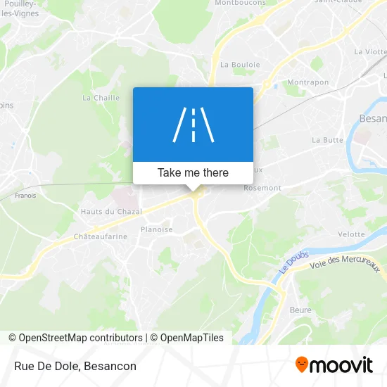 Rue De Dole map