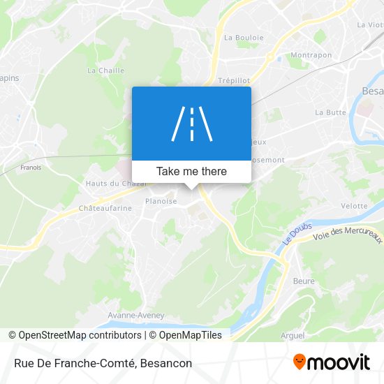 Rue De Franche-Comté map