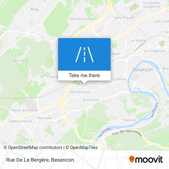 Rue De La Bergère map