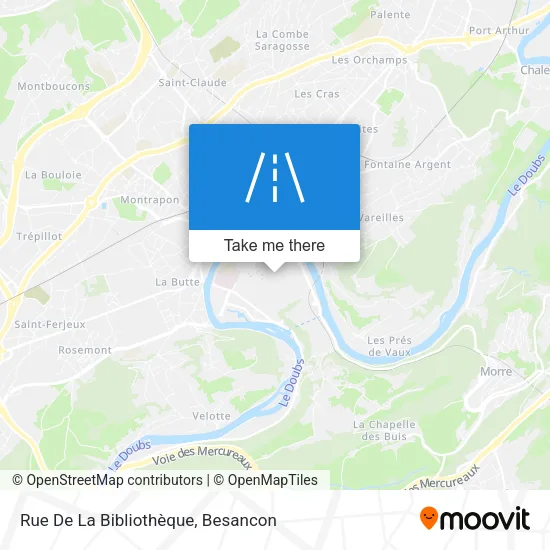 Rue De La Bibliothèque map