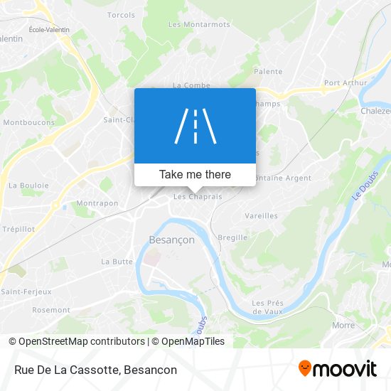 Mapa Rue De La Cassotte